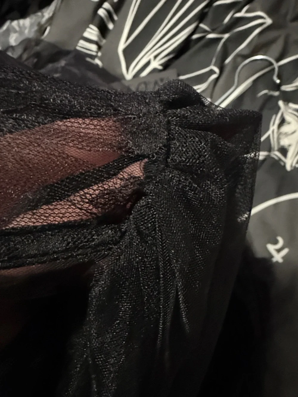 NWT WIDOW Dance with Death sheer dress size Large - Picture 6 of 6
